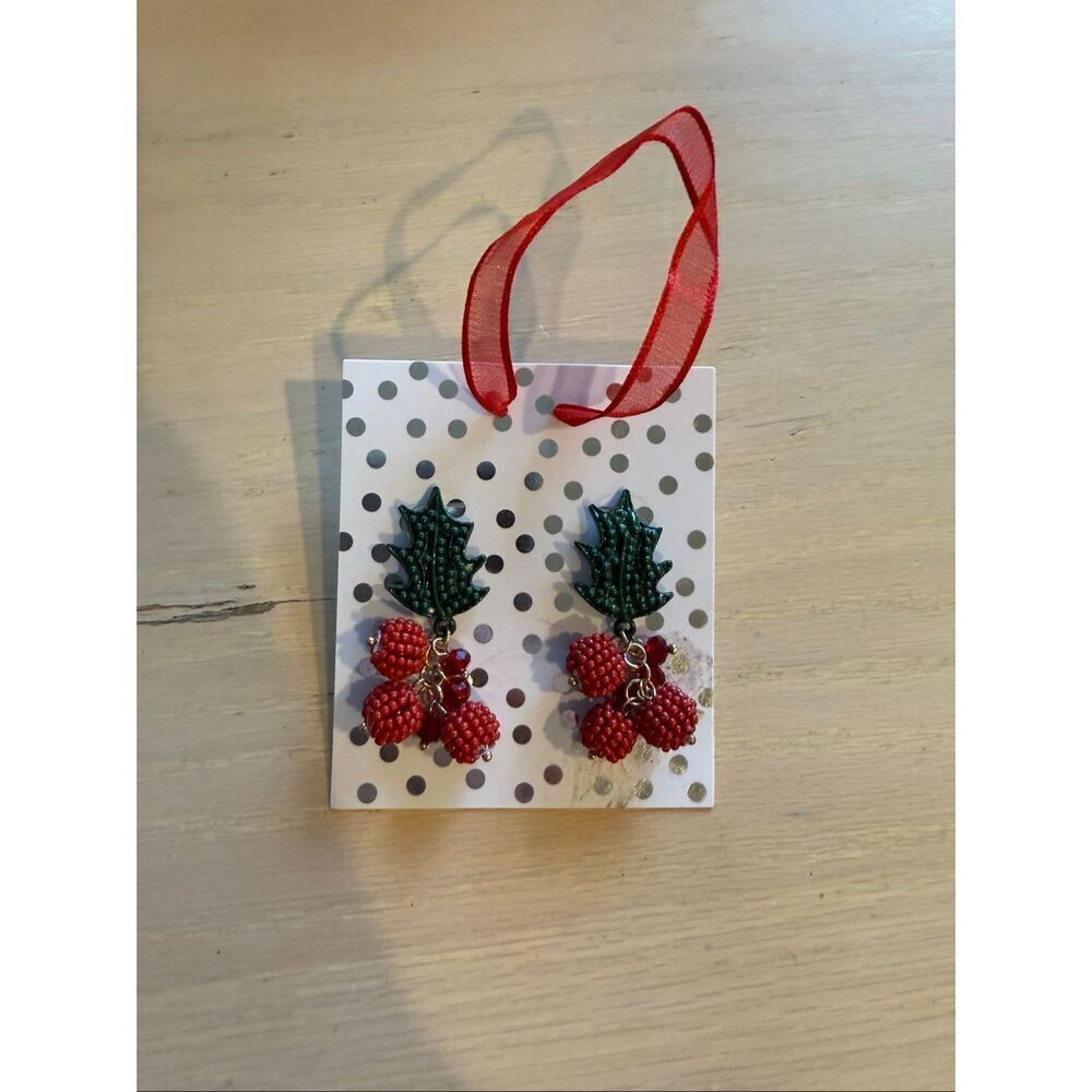 Mistletoe Christmas Earrings